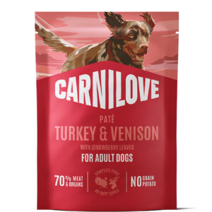 CL Dog Pouch Paté Turkey & Venison 300g